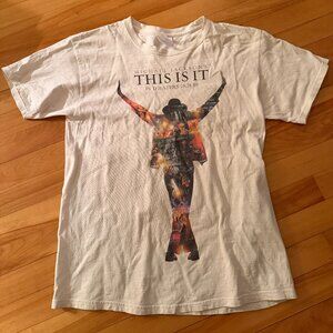 Michael Jackson This Is It 2009 Promo T-Shirt Hanes Heavyweight Adult M